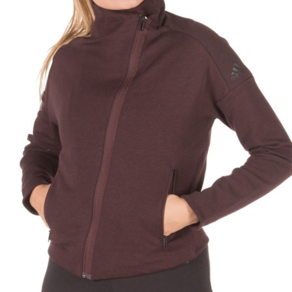 adidas Stella Mcartney Women's Brown Jacket zip up